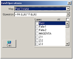 grid operation interface